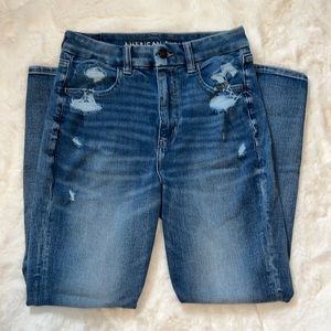Distressed American Eagle Jeans